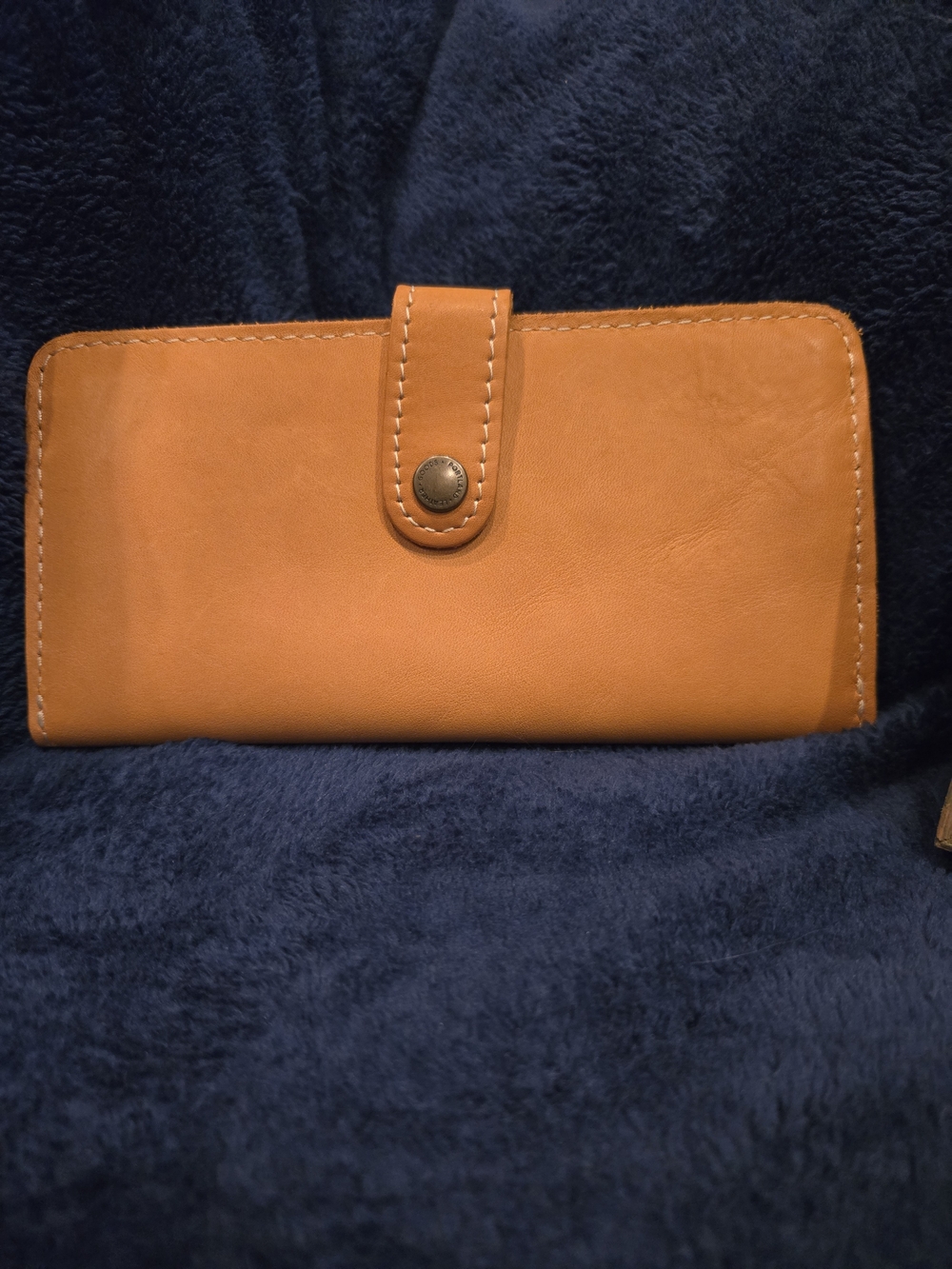 🌼Portland Leather Women's Leather Snap-Closure Wallet in Tan. NWOT